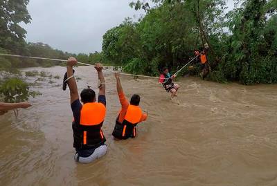 Tropische storm Kompasu kost dertig mensen het leven op Filipijnen