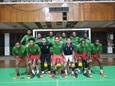 Romeo Goelaman (onderste rij, midden) deed met Suriname mee aan het Concacaf Futsal Championship.