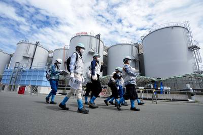 Les premiers rejets de l’eau de la centrale de Fukushima ne sont pas nocifs, selon l’AIEA