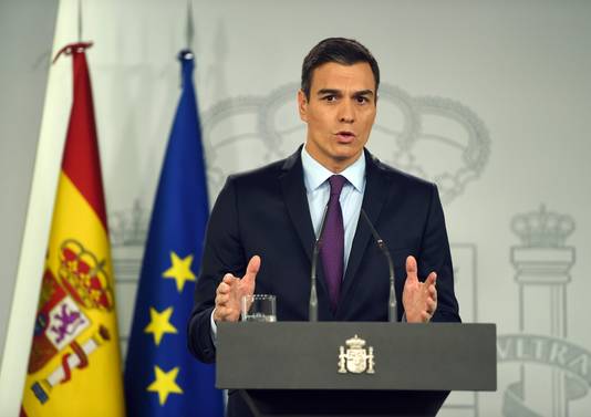 De Spaanse premier Pedro Sánchez is een van de Europese leiders die de Venezolaanse parlementsvoorzitter Juan Guaidó Márquez heeft erkend als interim-president.