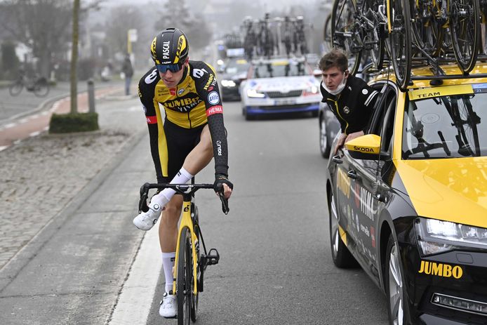 Pascal Eenkhoorn tijdens de Omloop eerder dit seizoen.