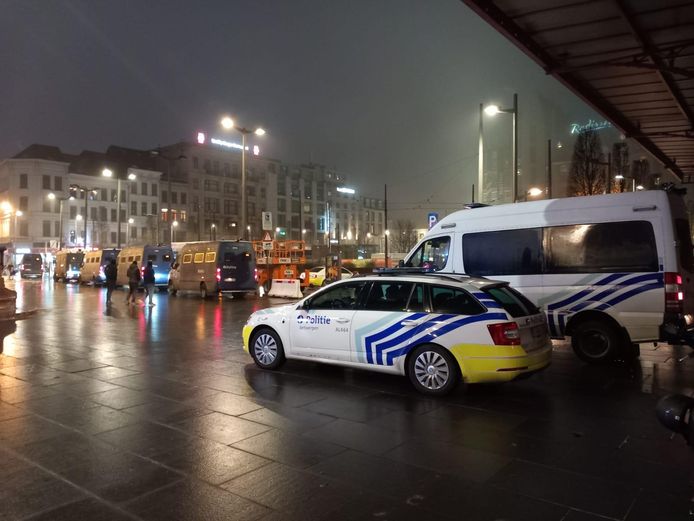 Politie Antwerpen (WK Match Kroatië-Marokko)