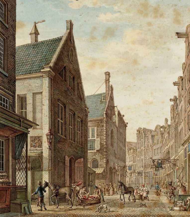 H.P. Schouten, Tekening van De Nes, 1774. Beeld 