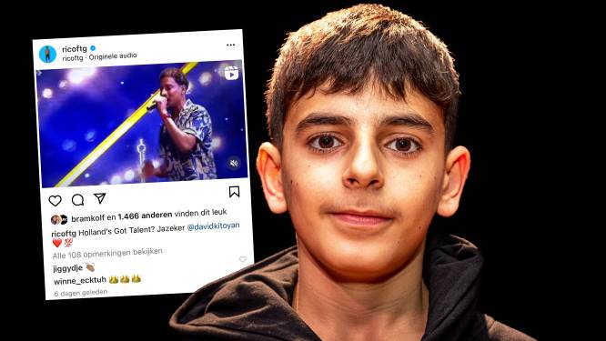 ‘Probleemscholier’ David (13) ontroert met rapper Rico bij Holland’s Got Talent: ‘Veel moeders moesten huilen’