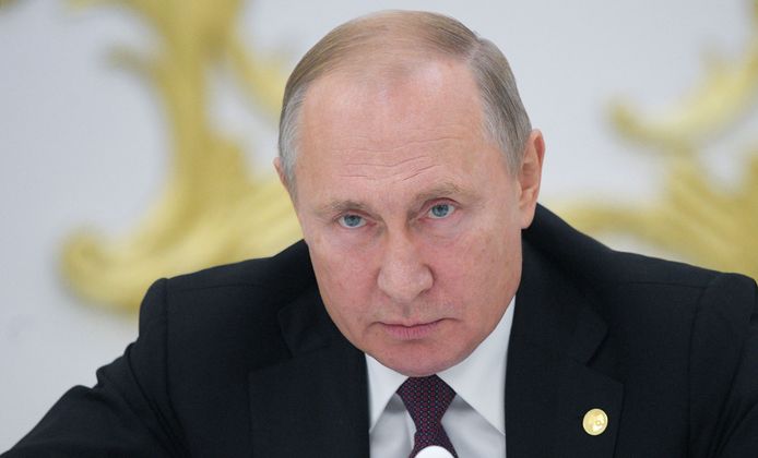De Russische president Vladimir Poetin