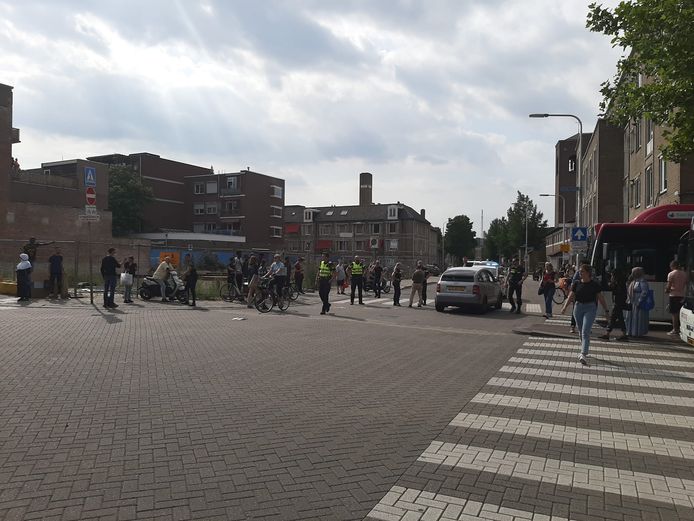 Het incident trok veel bekijks.