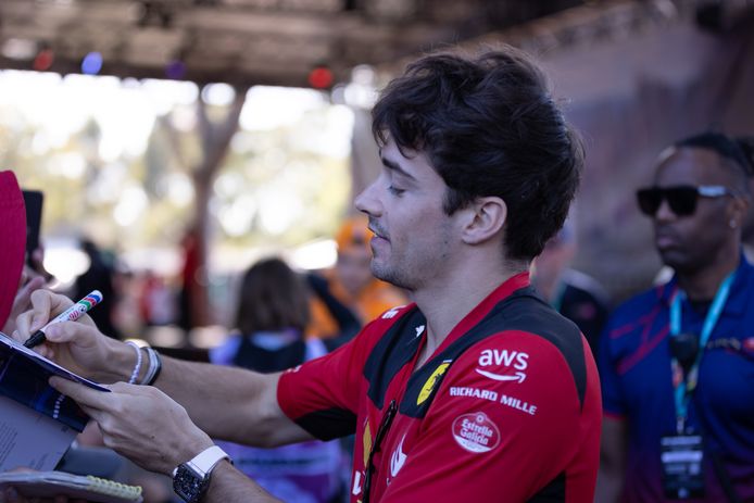 Leclerc afgelopen weekend in Australië.