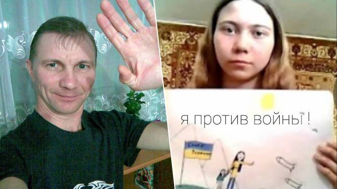 Rusland veroordeelt vader van meisje dat antioorlogstekening maakte tot twee jaar strafkamp