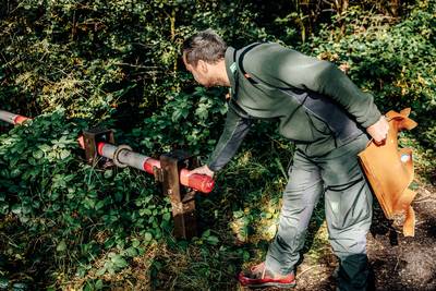 Door kapotte slagbomen kan zelfs een stoet trekkers door het bos rijden: ‘Een feestelijke parade of baldadigheid? Geen idee’