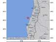 Krachtige aardbeving voor kust van Chili