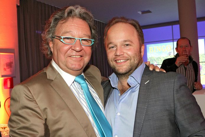 Sven De Ridder en zijn vader Ruud in 2013.