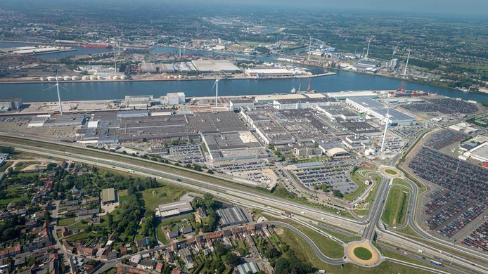 Volvo Car-fabriek in Gent.