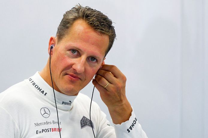 Michael Schumacher op archiefbeeld (2012) toen hij nog actief was in de Formule 1.