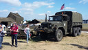 Oude Amerikaanse legertrucks te zien tijdens Classic Cars & Aeroplanes op Seppe.