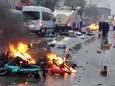 LIVE. Rellen uitgebroken in Brussel na België-Marokko: steps in brand gestoken, politie zet waterkanon en traangas in 