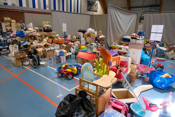 inzameling hulpgoederen in Zaventem