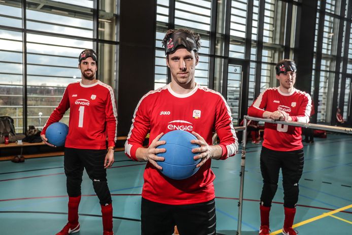Bruno (vooraan) lors d’une séance d’entraînement
