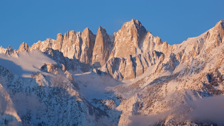 Mount Whitney in de Amerikaanse Sierra Nevada. Beeld Thinkstock