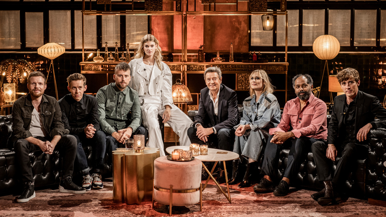 Cleymans & Van Geel, Tourist LeMC, Emma Bale, Willy Sommers, Geike Arnaert, Ronny Mosuse en Bert Ostyn waren dit jaar de hoofdrol-spelers in 'Liefde voor muziek'. Beeld VTM