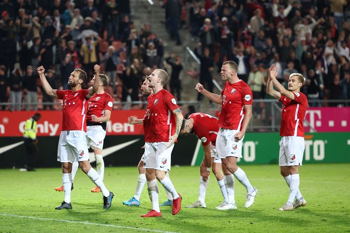 Spelers van FC Utrecht.