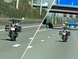 Motor rijdt zonder bestuurder over snelweg bij Antwerpen