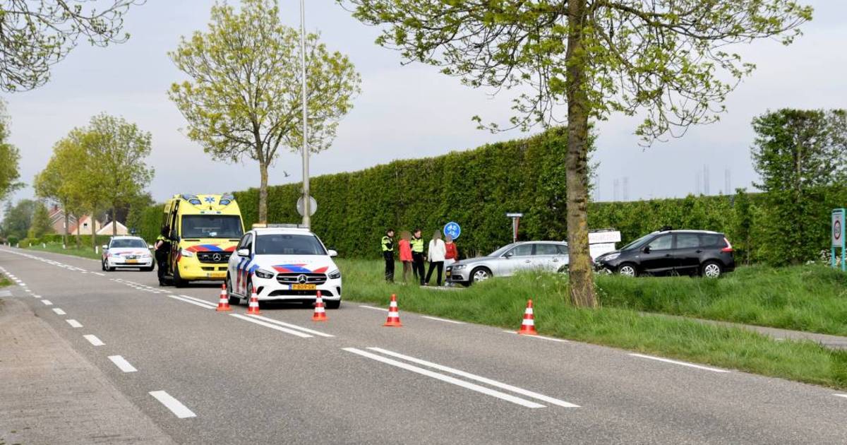 Scooterrijder gewond bij aanrijding in s-Heerenhoek.