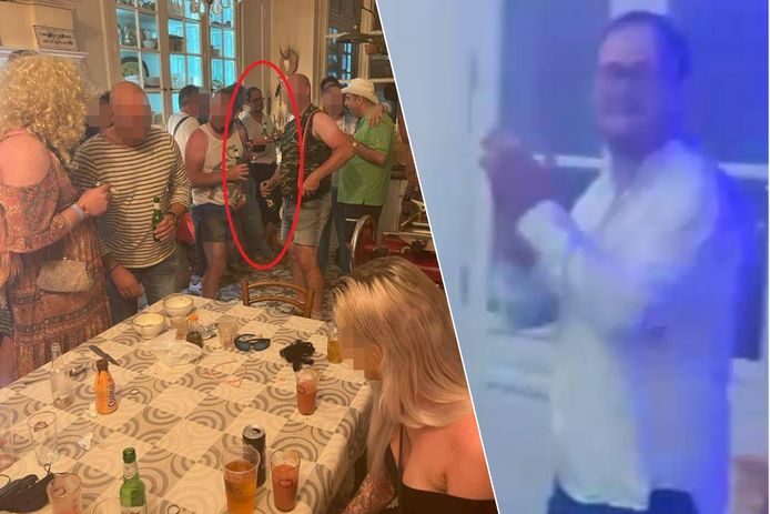 Video's en foto's tonen Vincent Van Quickenborne op een feestje waarop hij zijn eigen coronaregels schond.