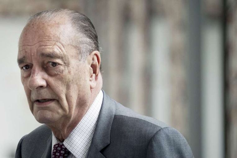 Jacques Chirac. Beeld afp