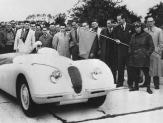 Eerste Jaguar vestigde 70 jaar geleden snelheidsrecord op snelweg in Jabbeke: oldtimerrally zet geschiedenis in de verf