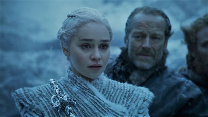 Emilia Clarke als Daenerys in ‘Game Of Thrones’.