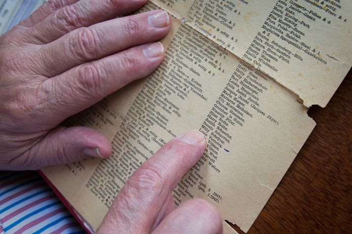 On the list of children deported to Theresienstadt concentration camp, Louk de Liever refers to the name Louis Veenstra, as he was called during the war as a little Jewish person in hiding.