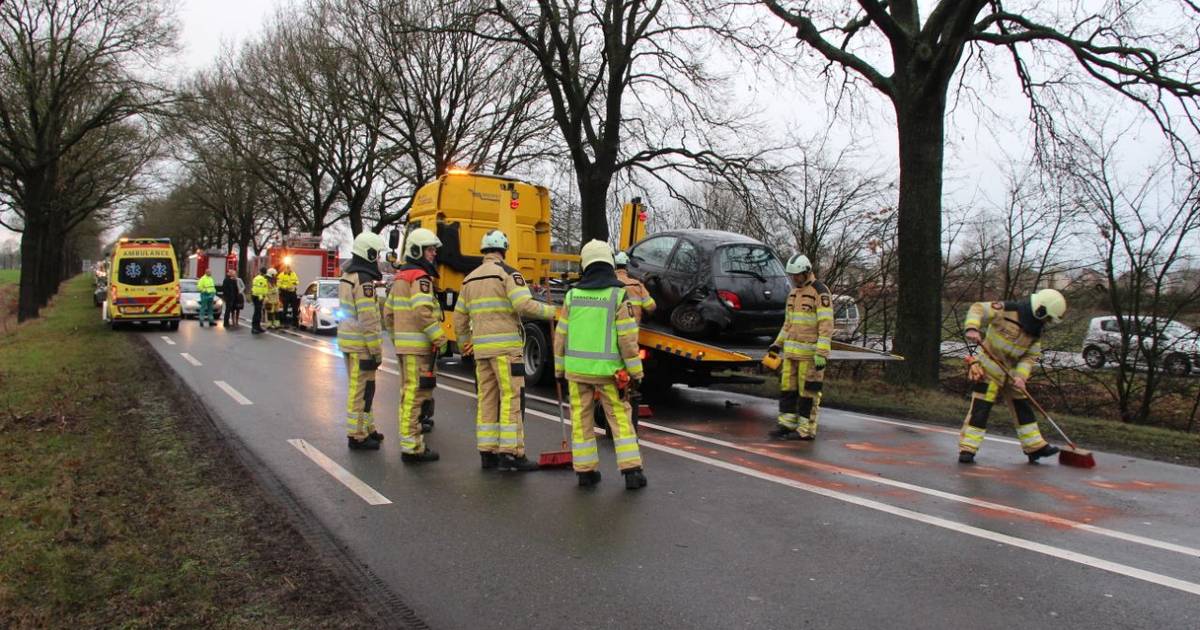 Ongeval N35 zorgt voor veel vertraging in Raalte.