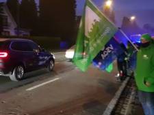 La police poursuit ses actions: Rhode-Saint-Genèse au ralenti, action devant le Parlement wallon et Liège-Guillemins