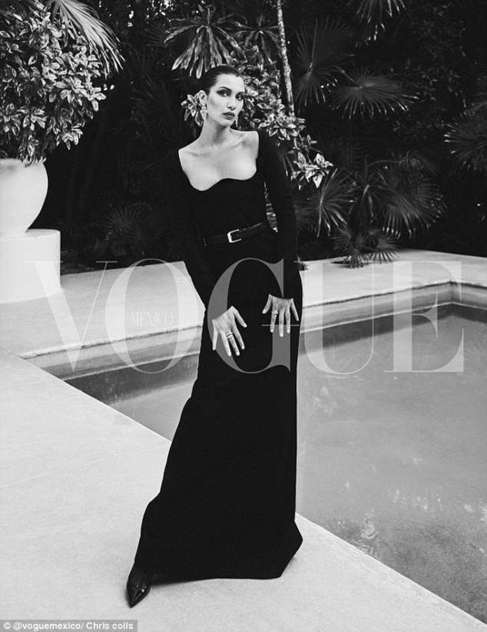 Bella Hadid voor Vogue.