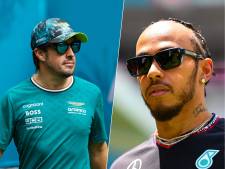 Cynische Fernando Alonso ziet duidelijke fout Lewis Hamilton: ‘Maar hij is geen Spanjaard, dus krijgt geen straf’