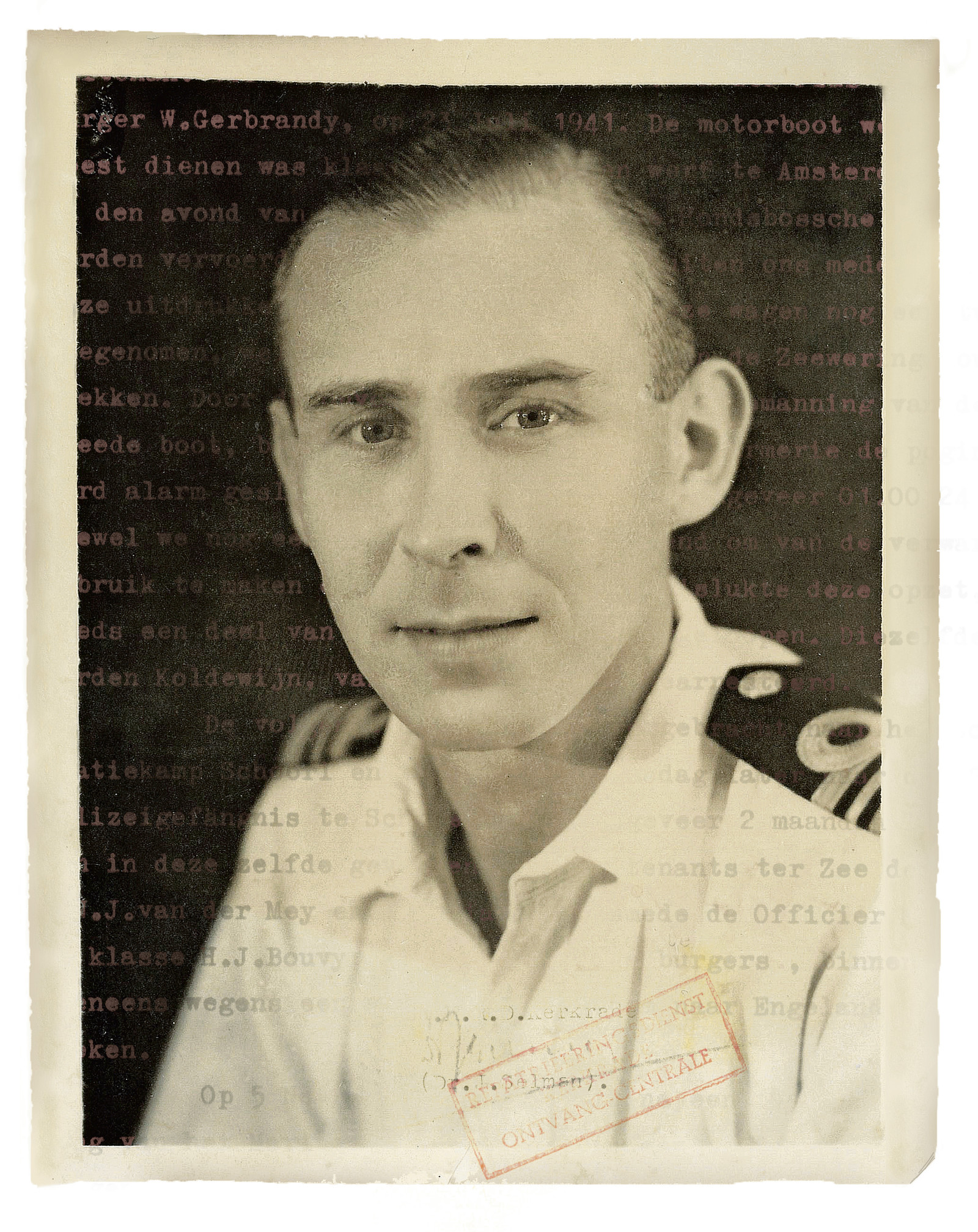 Wijnand Langeraar, de grootvader van Pieter Hotse Smit, op een ongedateerde foto - vermoedelijk kort na de Tweede Wereldoorlog. Beeld .