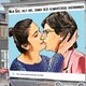 Opvallend straatbeeld in Antwerpen: ministers Zuhal Demir (N-VA) en Tinne Van der Straeten (Groen) geven passionele kus