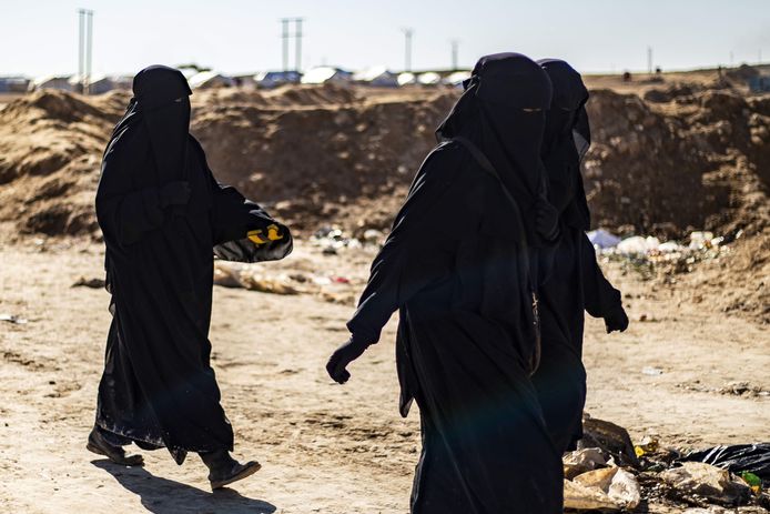 Europese jihadistes in het Syrische detentiekamp Al Hol.