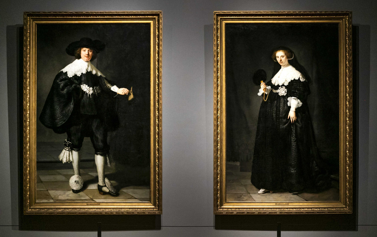 De schilderijen Marten & Oopjen van Rembrandt van Rijn. Beeld ANP
