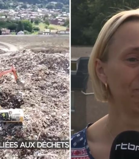 Des milliers de tonnes de déchets des inondations entassées à Wandre, les riverains sont à bout: “C’est abominable”