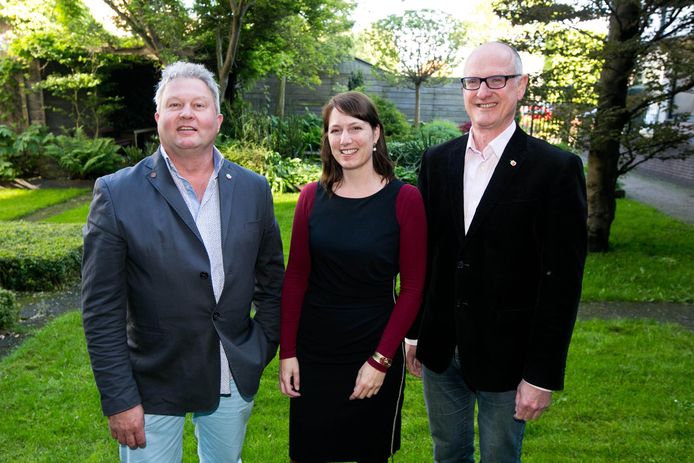 Archiefbeeld ter illustratie: Ulbe Spaans, Linda Strijker en Nico de Gier in 2016