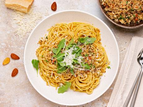 Wat Eten We Vandaag: Pasta pangrattato met bloemkool