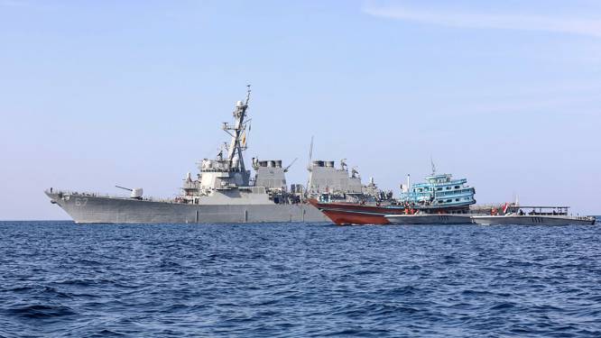 Amerikaanse marine onderschept uit Iran afkomstig schip