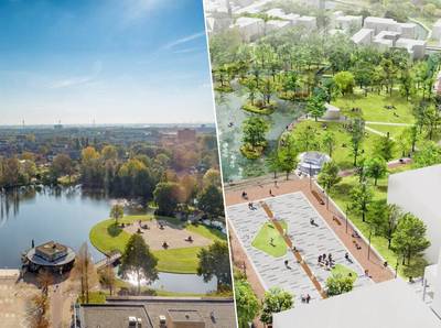Bouw gaat starten: kaal en stenig gebied rond Dobbeplas in Zoetermeer wordt Centraal Park