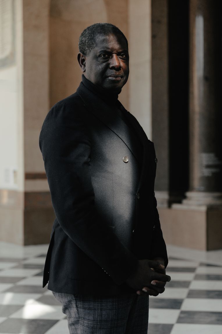 Beloy: 'In de loop der jaren heb ik geleerd voorzichtig te zijn met mijn uitspraken over racisme. In tegenstelling tot Frank laat ik niet snel het achterste van mijn tong zien.' Beeld Damon De Backer
