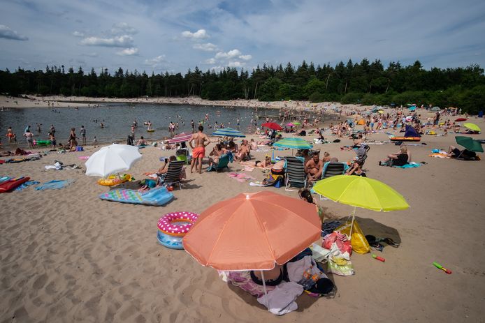 Drukte bij Henschotermeer