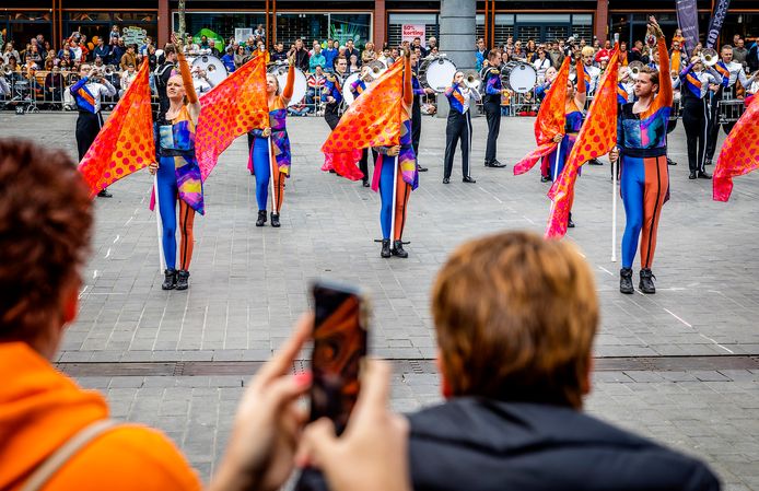 Koningsdag in Dordrecht.