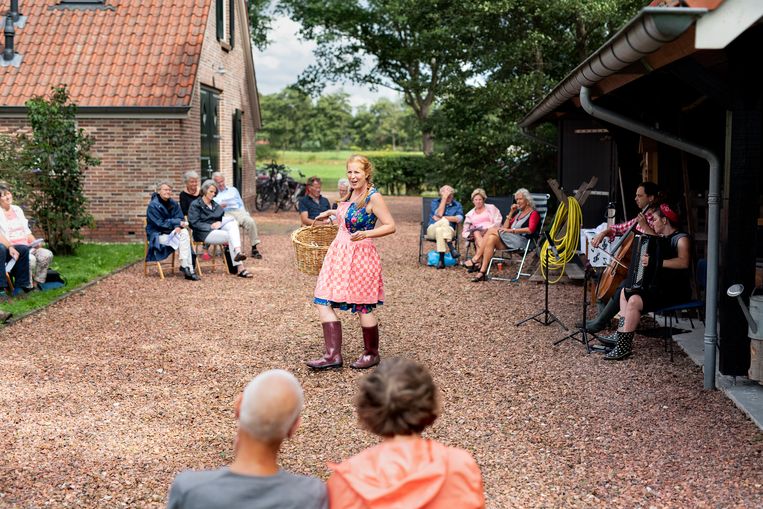 Sopraan Klaartje van Veldhoven in Bachs Boerencantate. Beeld David Vroom