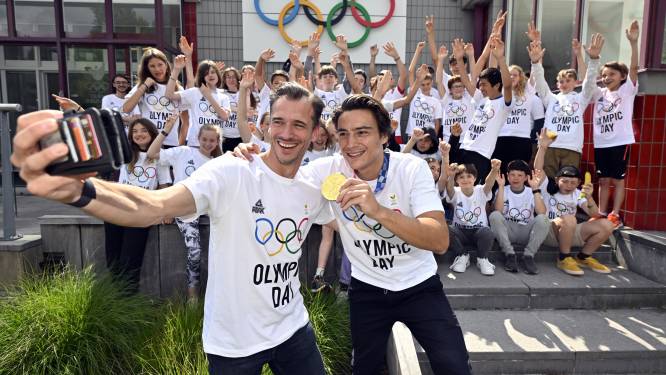 REPORTAGE. Schoolklas beleeft op BOIC unieke ‘Olympische Dag’ met hockeyheld Thomas Briels: “Ons verhaal vertelt als een Hollywoodfilm”