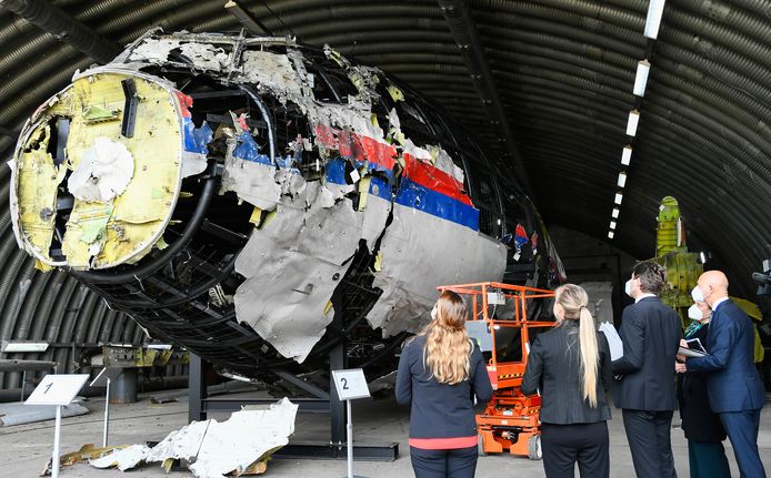 In het  kader van het proces bekijken de rechters de reconstructie van het toestel van vlucht MH17.